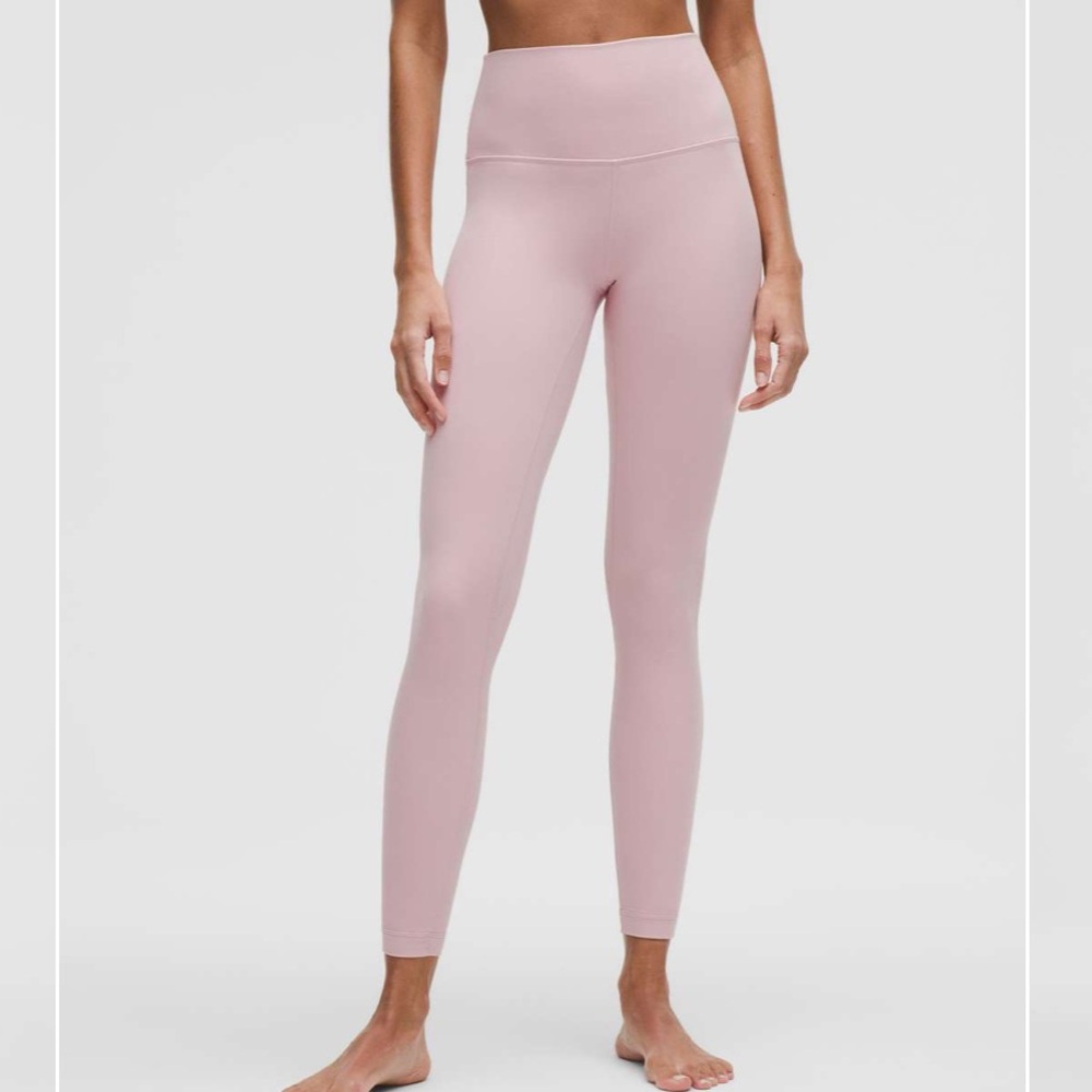 Lululemon Align Pant 28" pink haze NWT size 0